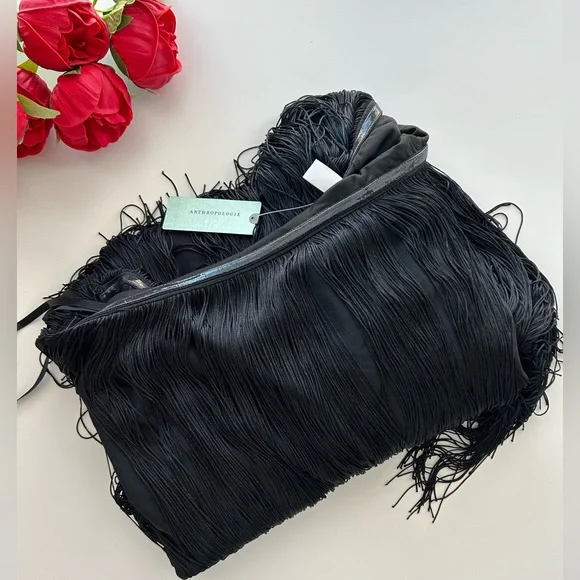 Anthropologie hutch one shoulder fringed mini dress - Picture 12 of 16